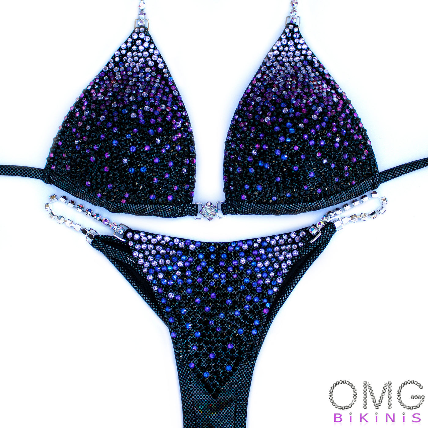 Purple Starfall Competition Suit M/S | OMG Bikinis Rentals