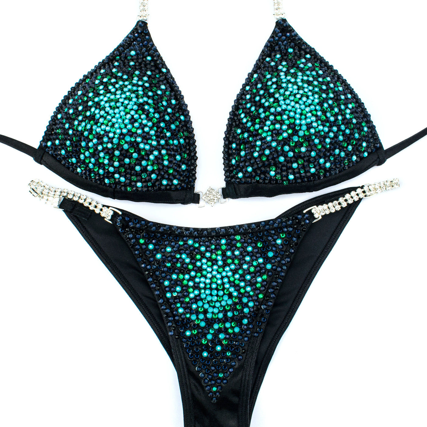 Neon Mint Gradient Competition Bikini | OMG Bikinis