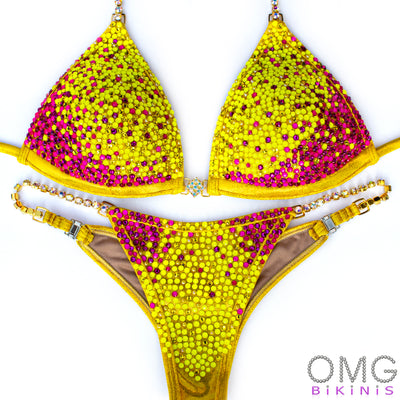 Lemon Raspberry Sorbet Competition Bikini | OMG Bikinis