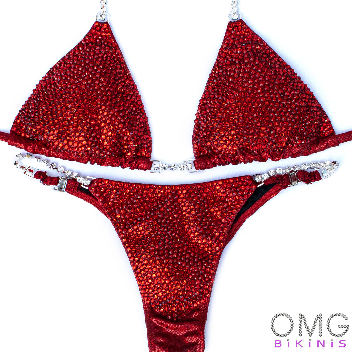 Vampire Red Competition Suit S/S | OMG Bikinis Rentals
