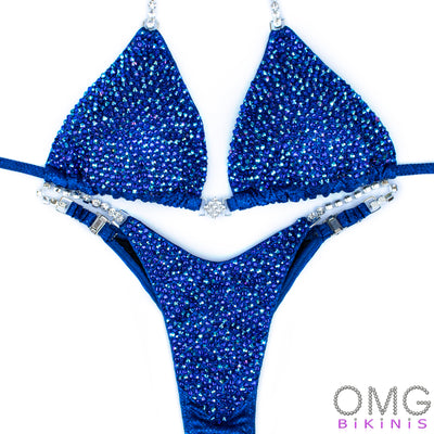 Sapphire Sparkle Competition Bikini | OMG Bikinis
