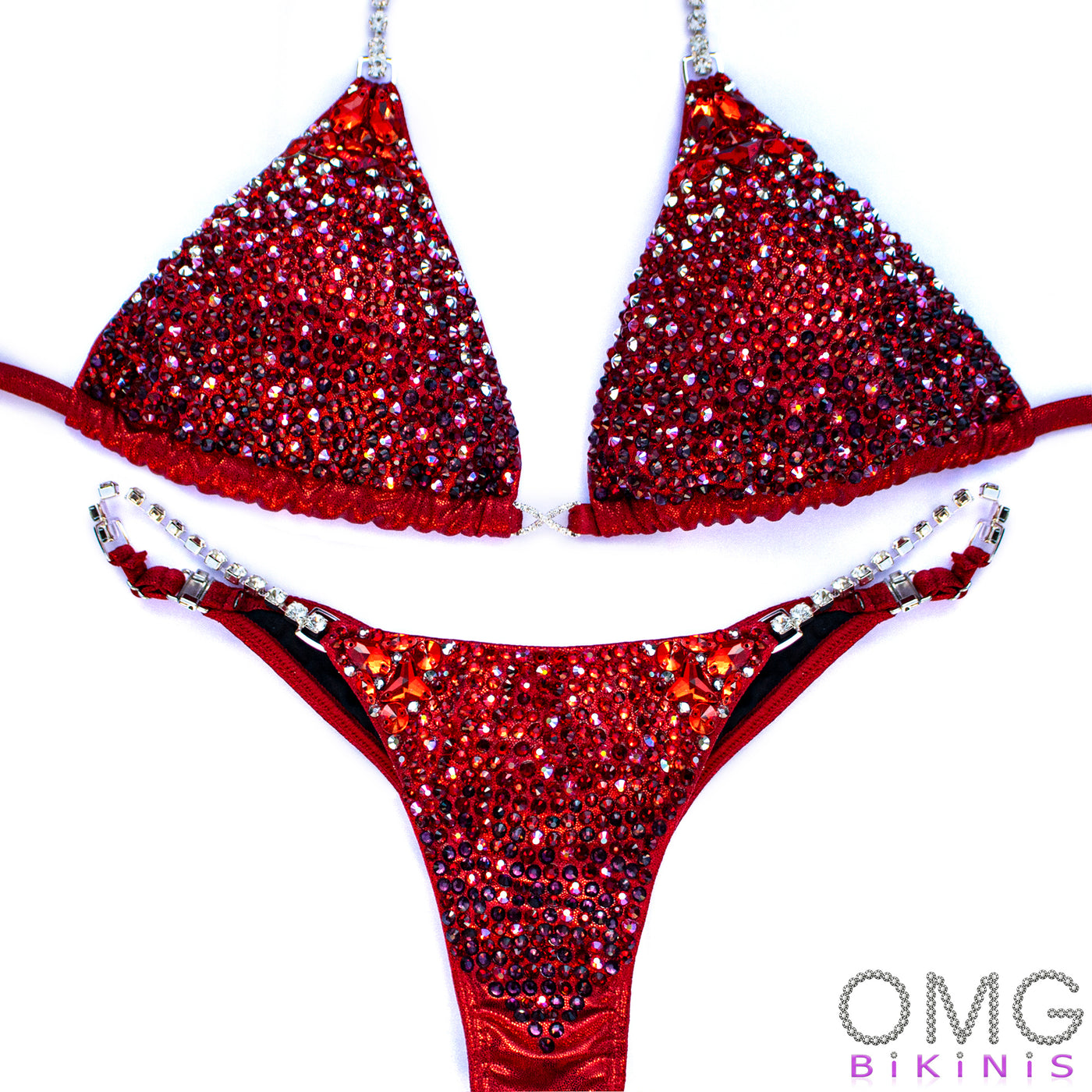 Lavish Garnet Competition Bikini | OMG Bikinis