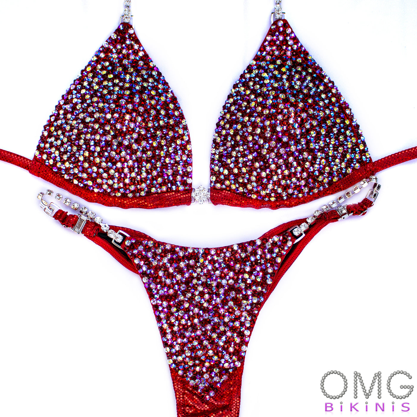 Bombshell Red Competition Bikini | OMG Bikinis
