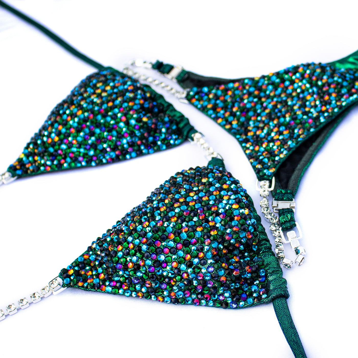Malachite Sparkle Competition Bikini | OMG Bikinis