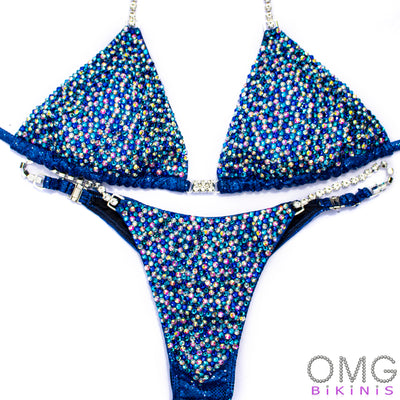 Electric Blue Competition Bikini | OMG Bikinis