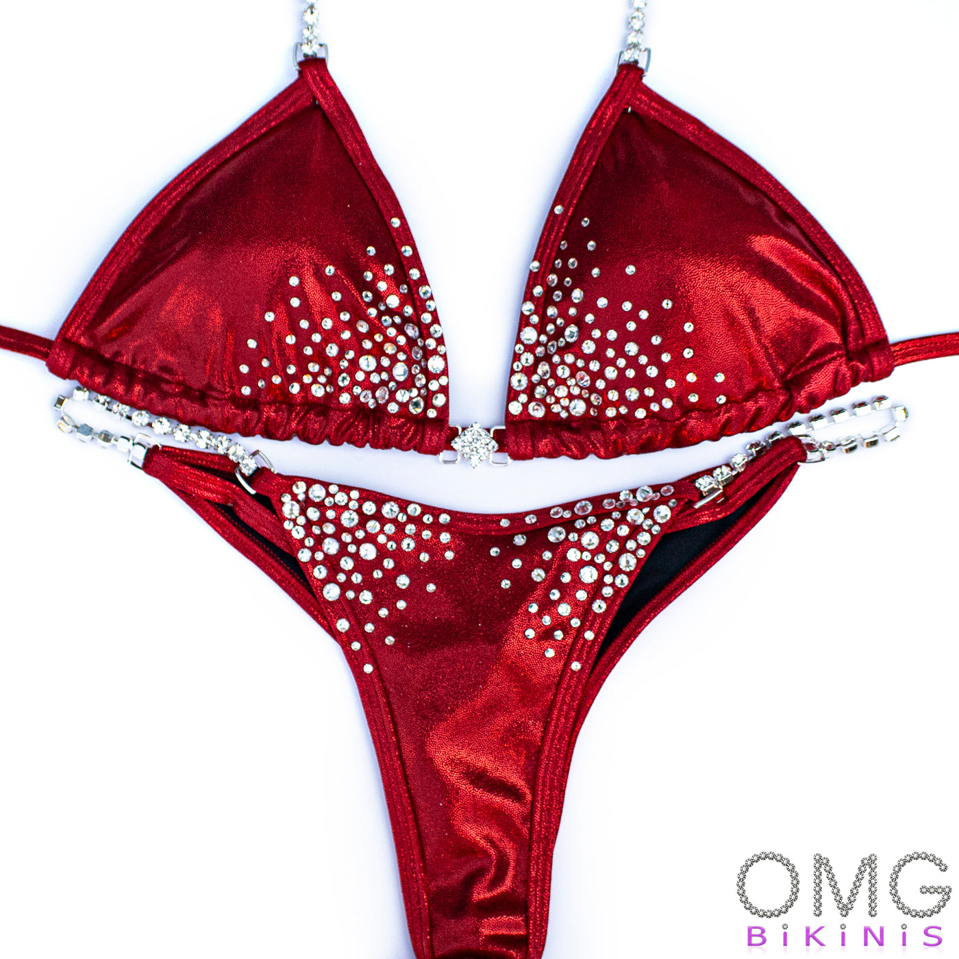 Light Clear Corner Scatter Competition Suit | Choice of Color | OMG Bikinis