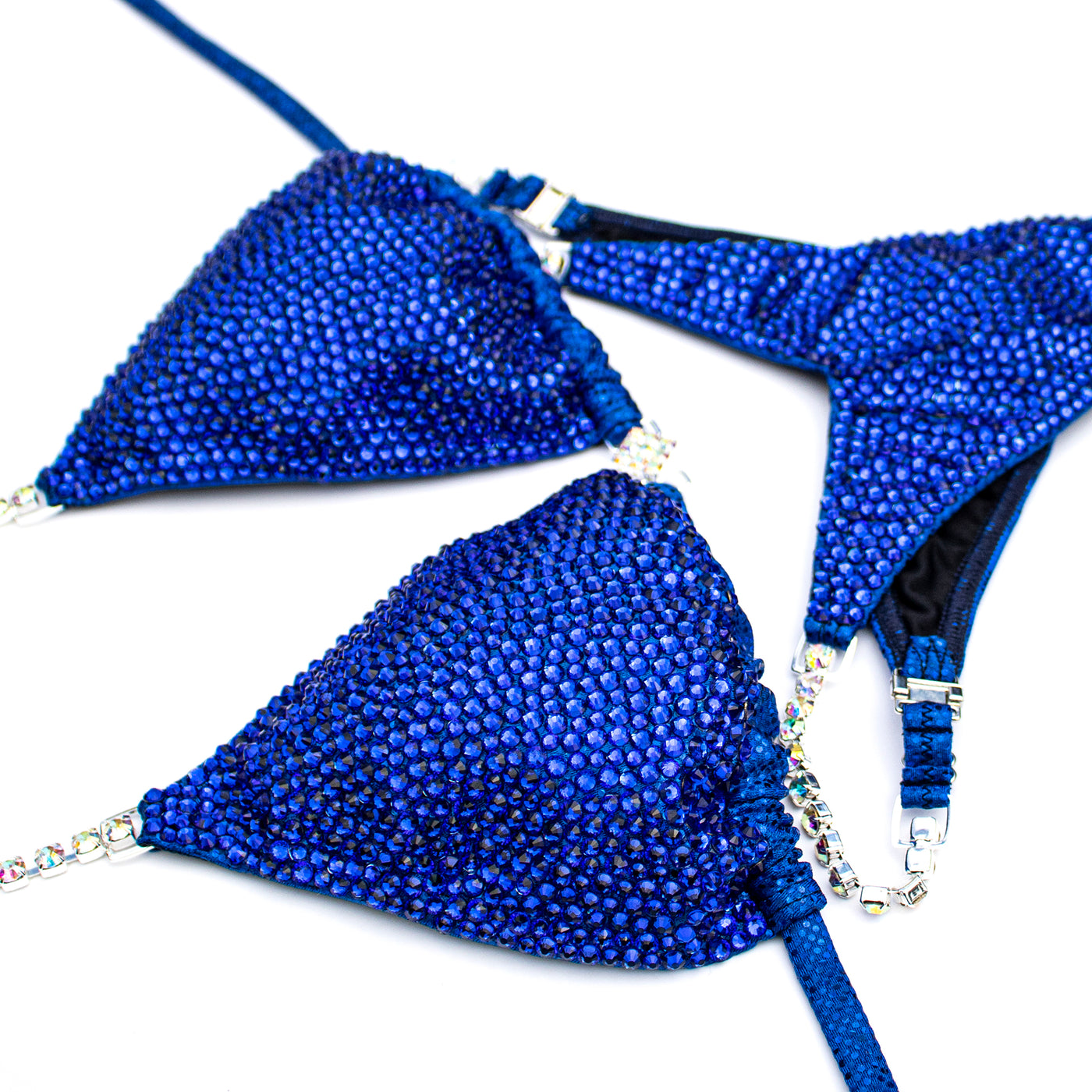 Royal Blue Wellness Competition Bikini S/S | Pre-Made Suits | OMG Bikinis