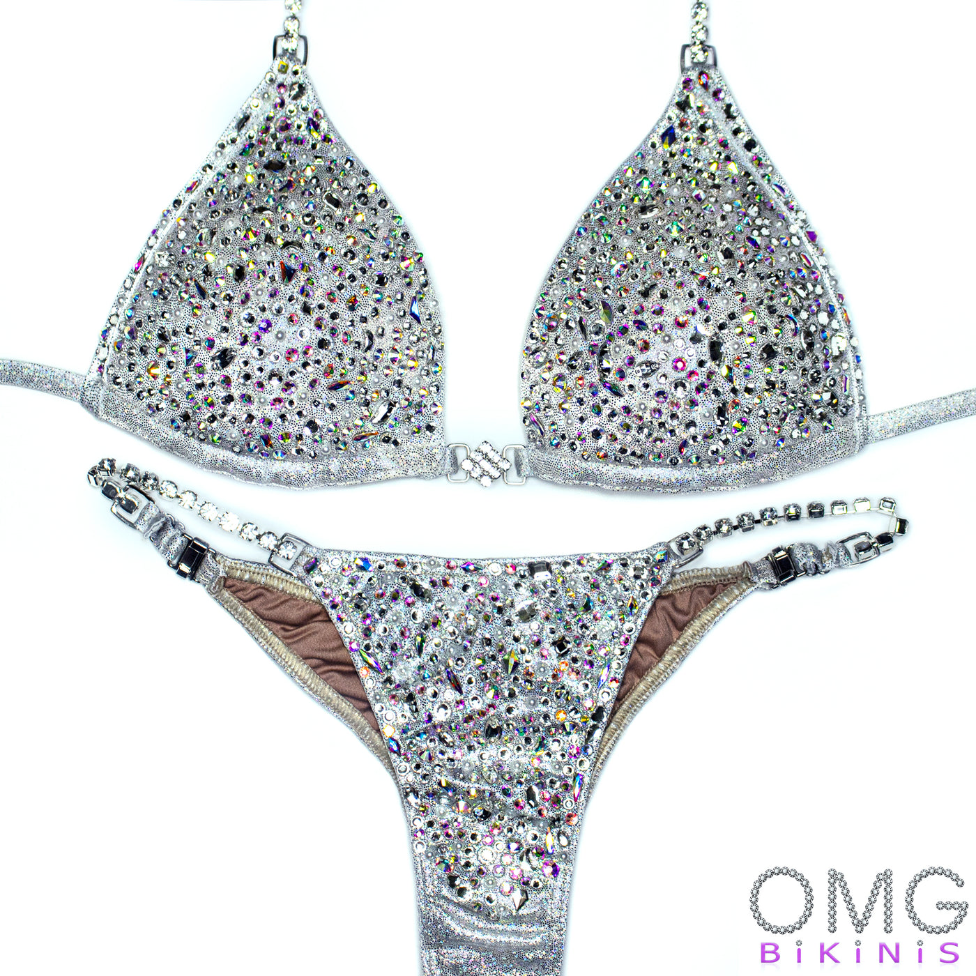 Silver Moonlight Competition Bikini | OMG Bikinis