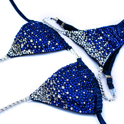 Sapphire Gradient Bikini S/S | Pre-Made Suits | OMG Bikinis