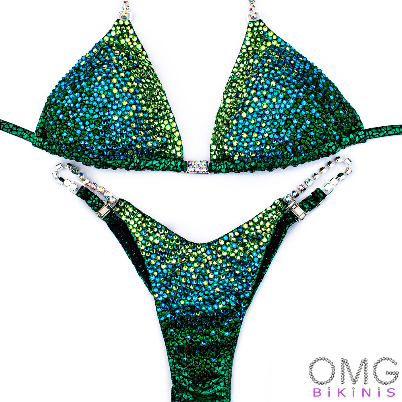 Peridot Gradient Competition Bikini | OMG Bikinis