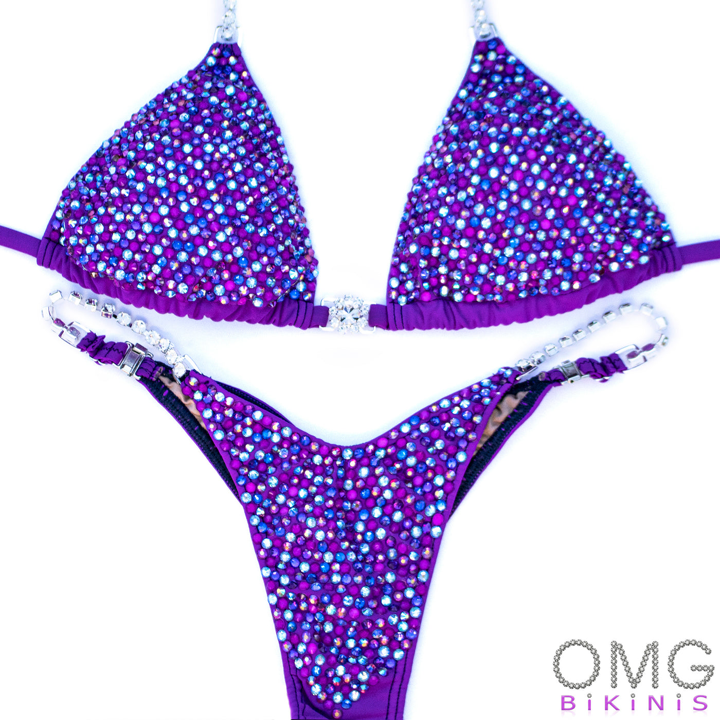 Electric Purple Competition Bikini | OMG Bikinis