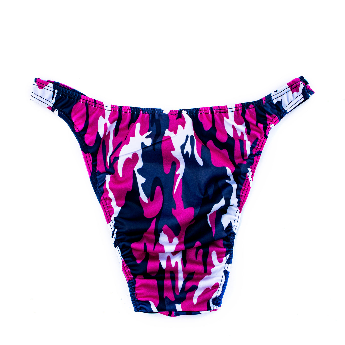 Men's Bodybuilding Posing Suit, Red Camo Print, Size S | Posing Trunks | OMG Bikinis
