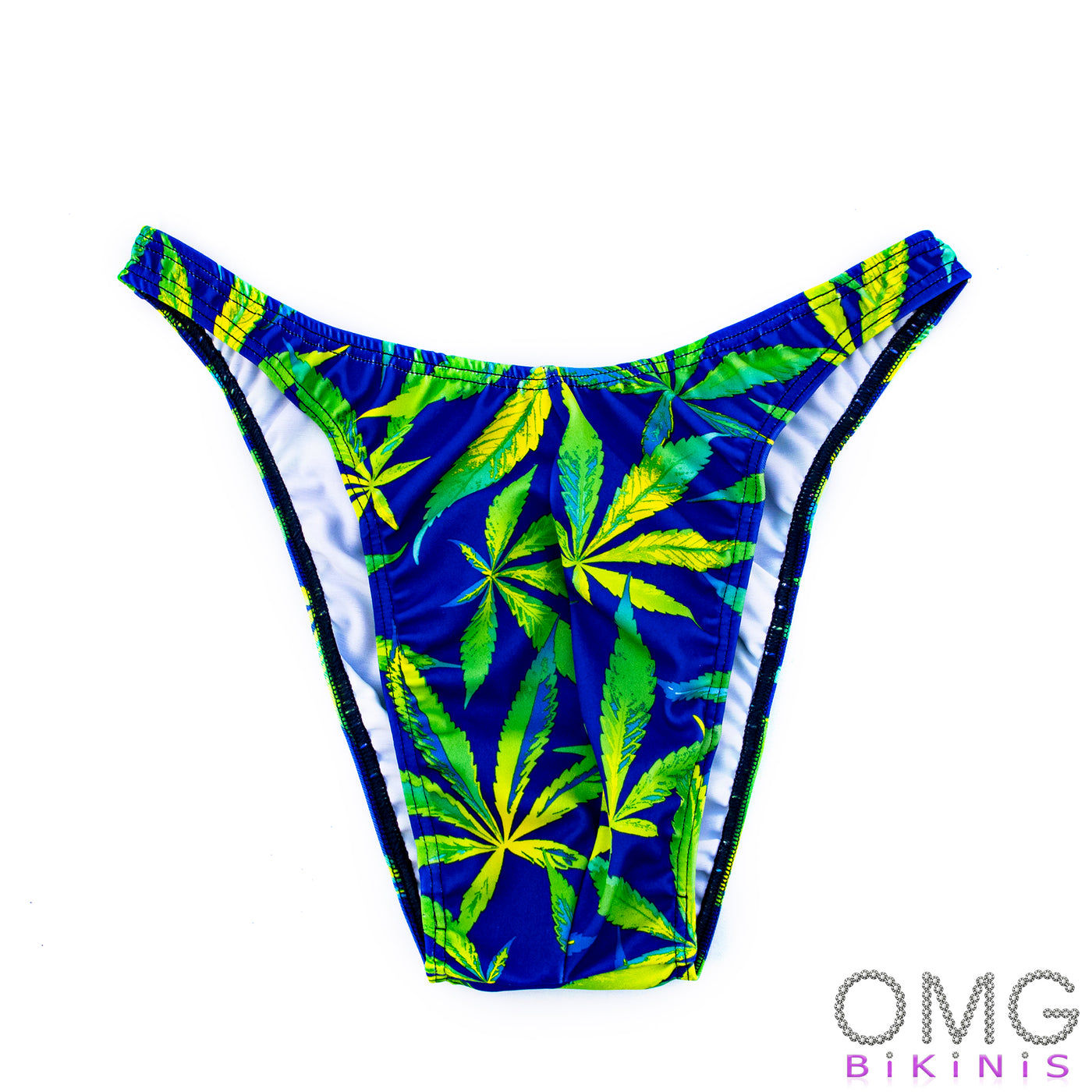 Men's Bodybuilding Posing Suit, Dope Print, Size S | Posing Trunks | OMG Bikinis
