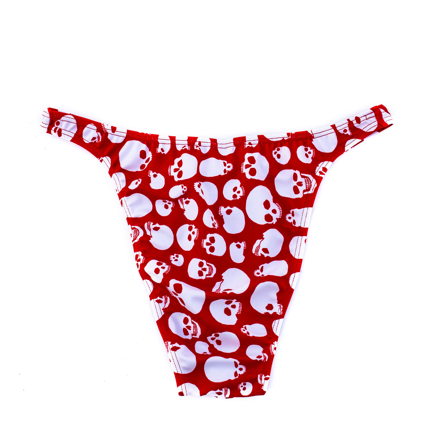 Men's Bodybuilding Posing Suit, Skull Print, Size S | Posing Trunks | OMG Bikinis
