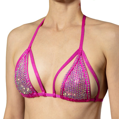 Narrow Triangles with Straps Bra | Micro Bikini | OMG Bikinis