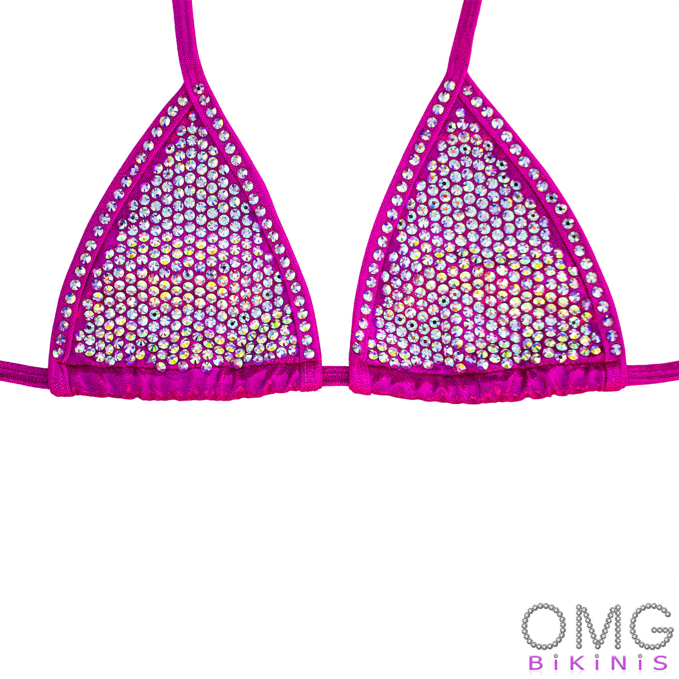 Bedazzled Triangles Bra | Micro Bikini | OMG Bikinis