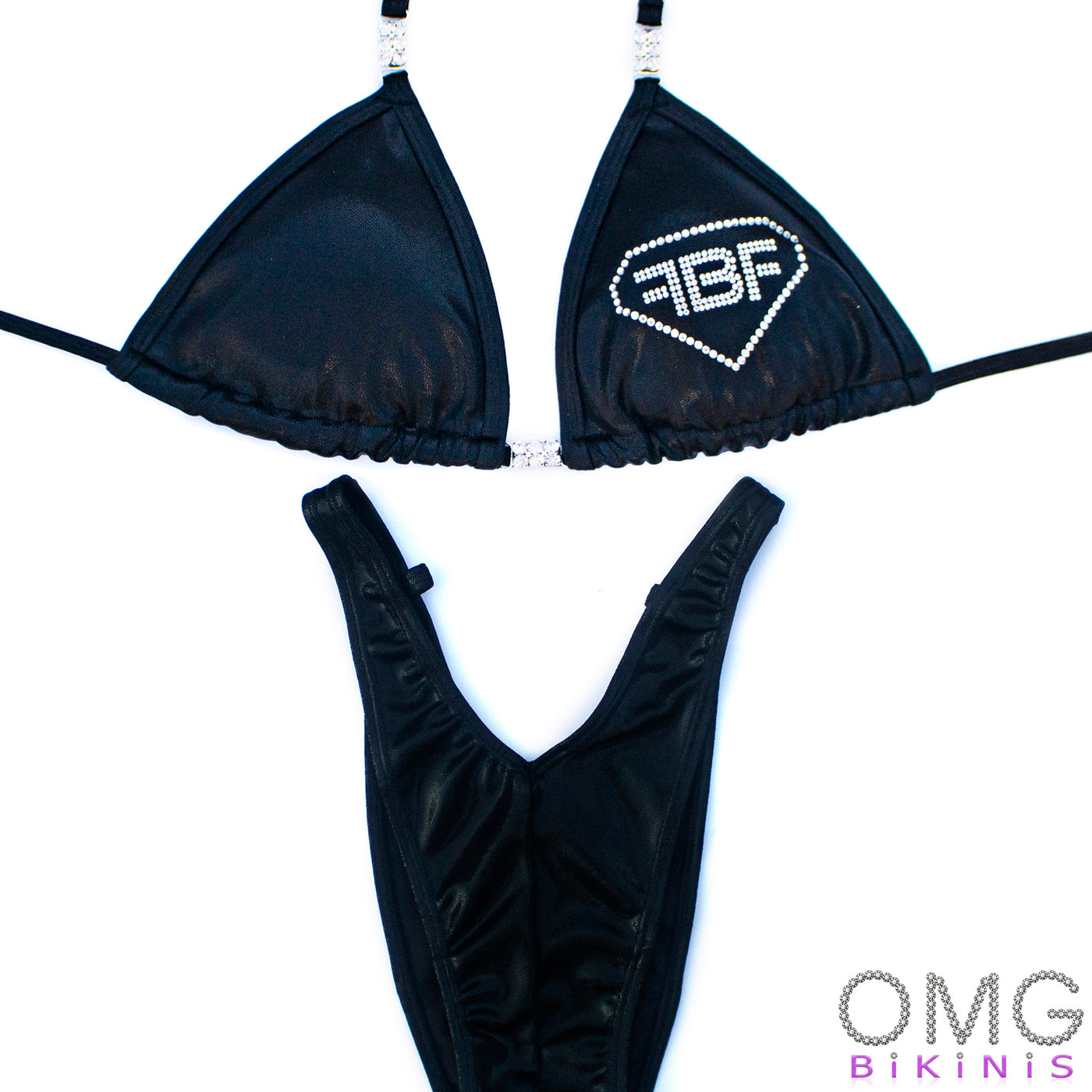 Team Logo Figure Posing Suit | Customized Bikini | NPC/IFBB Practice Suit
