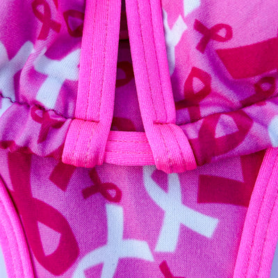 Pink Ribbon Posing Suit | Scrunch Butt Bikini | NPC/IFBB Practice Suit