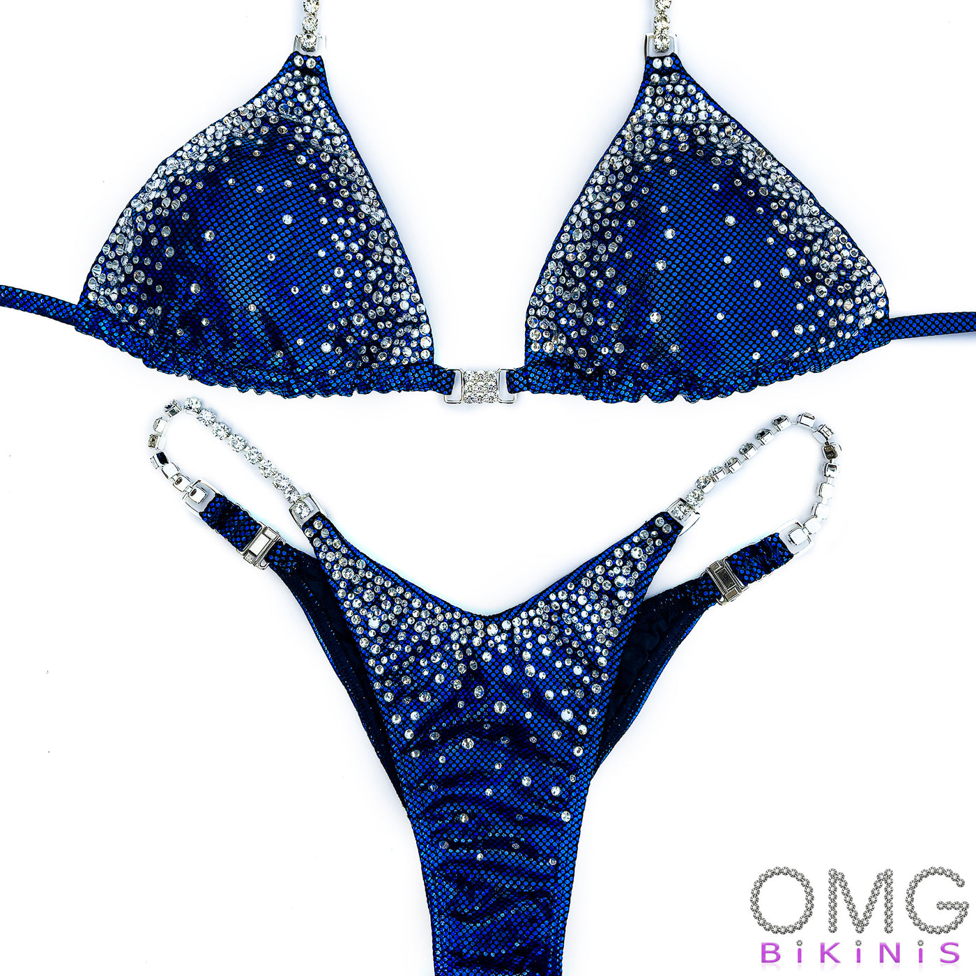 Crystal Fade Wellness Competition Suit S/S | Pre-Made Suits | OMG Bikinis