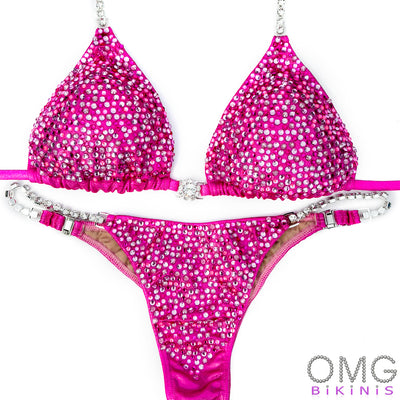 Bubble Gum Pink Competition Bikini | OMG Bikinis
