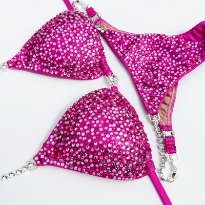 Bubble Gum Pink Competition Bikini | OMG Bikinis