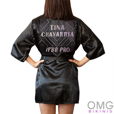 Customize with Your Name IFBB PRO Competition Robe | OMG Bikinis