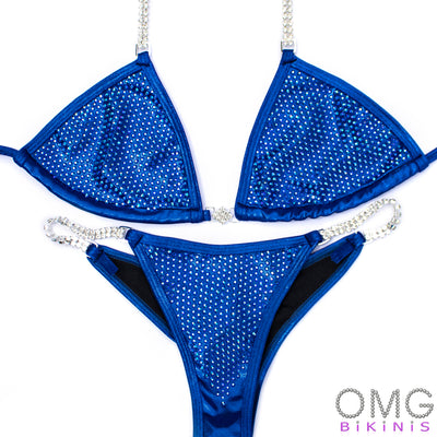 Sapphire AB Competition Bikini S/S | Pre-Made Suits | OMG Bikinis