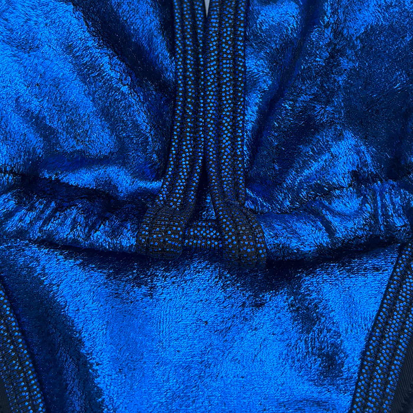 Blue Metallic Velvet Posing Suit | NPC/IFBB/OCB Practice Suit