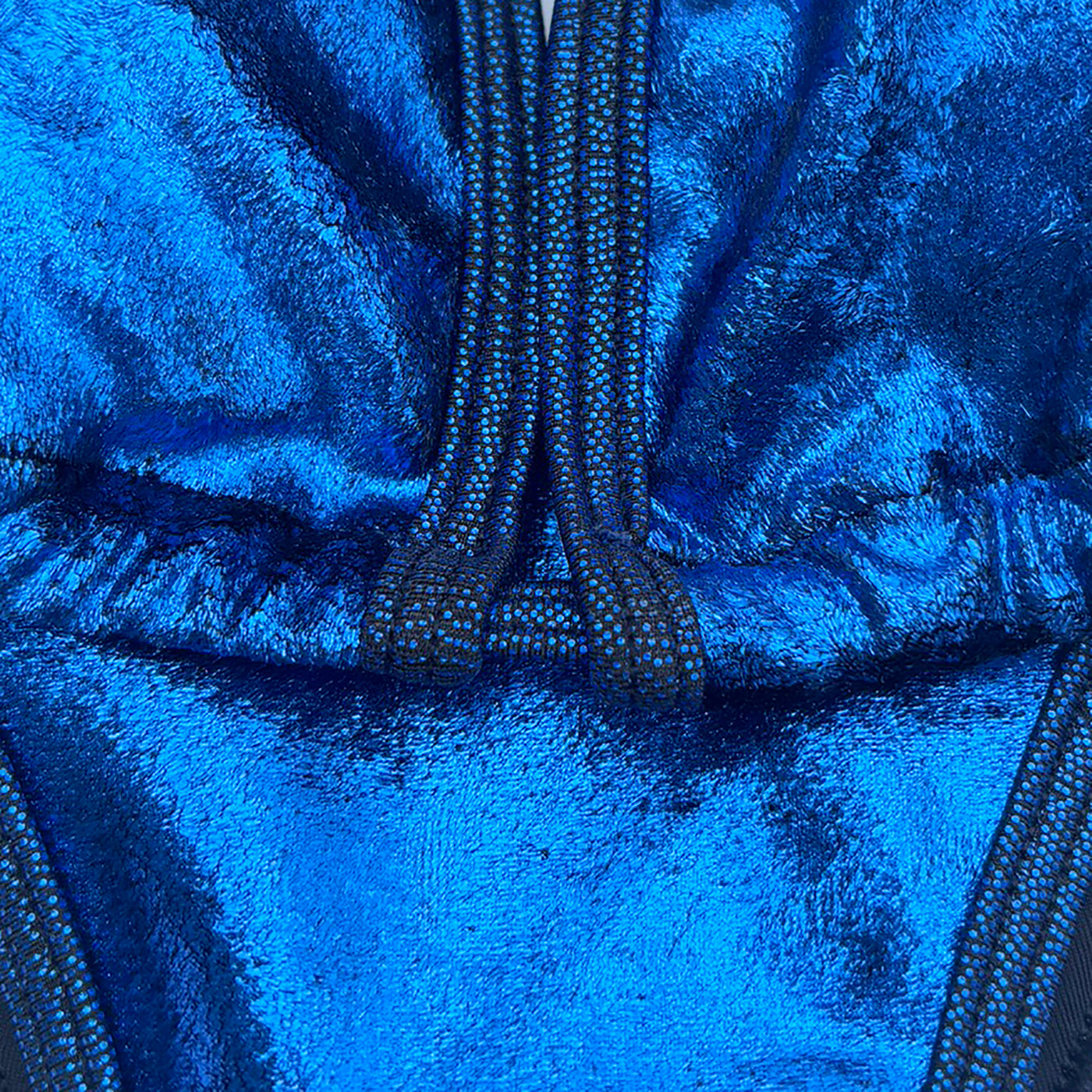 Blue Metallic Velvet Posing Suit | NPC/IFBB/OCB Practice Suit