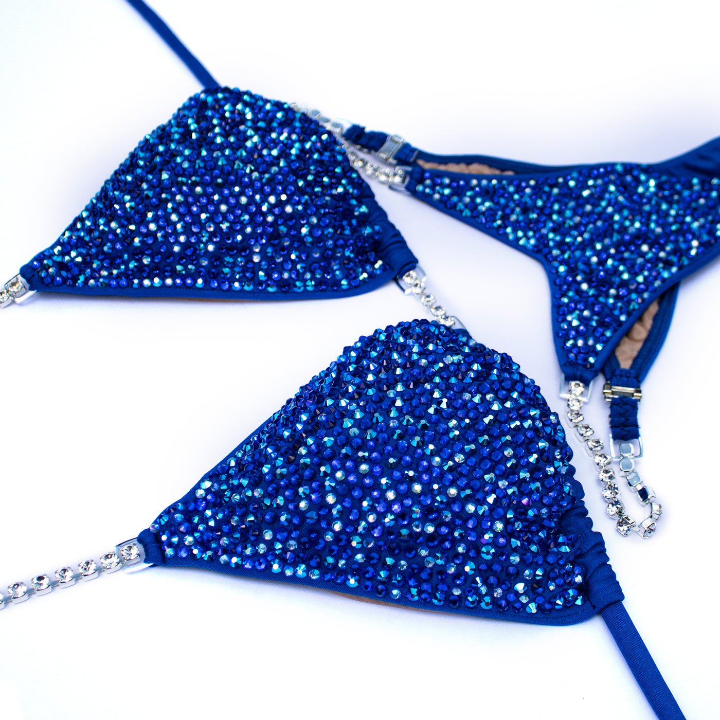 Cobalt Blue Sparkle Competition Bikini | OMG Bikinis