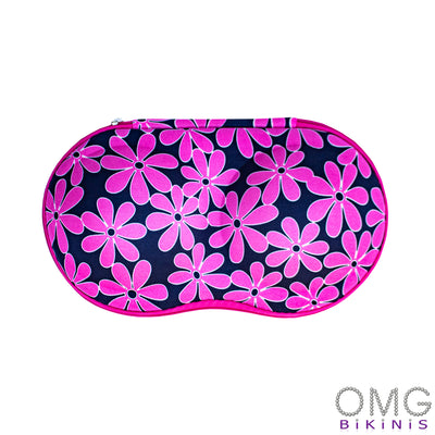 Competition Bikini Case | Bra Case | Pink Flowers