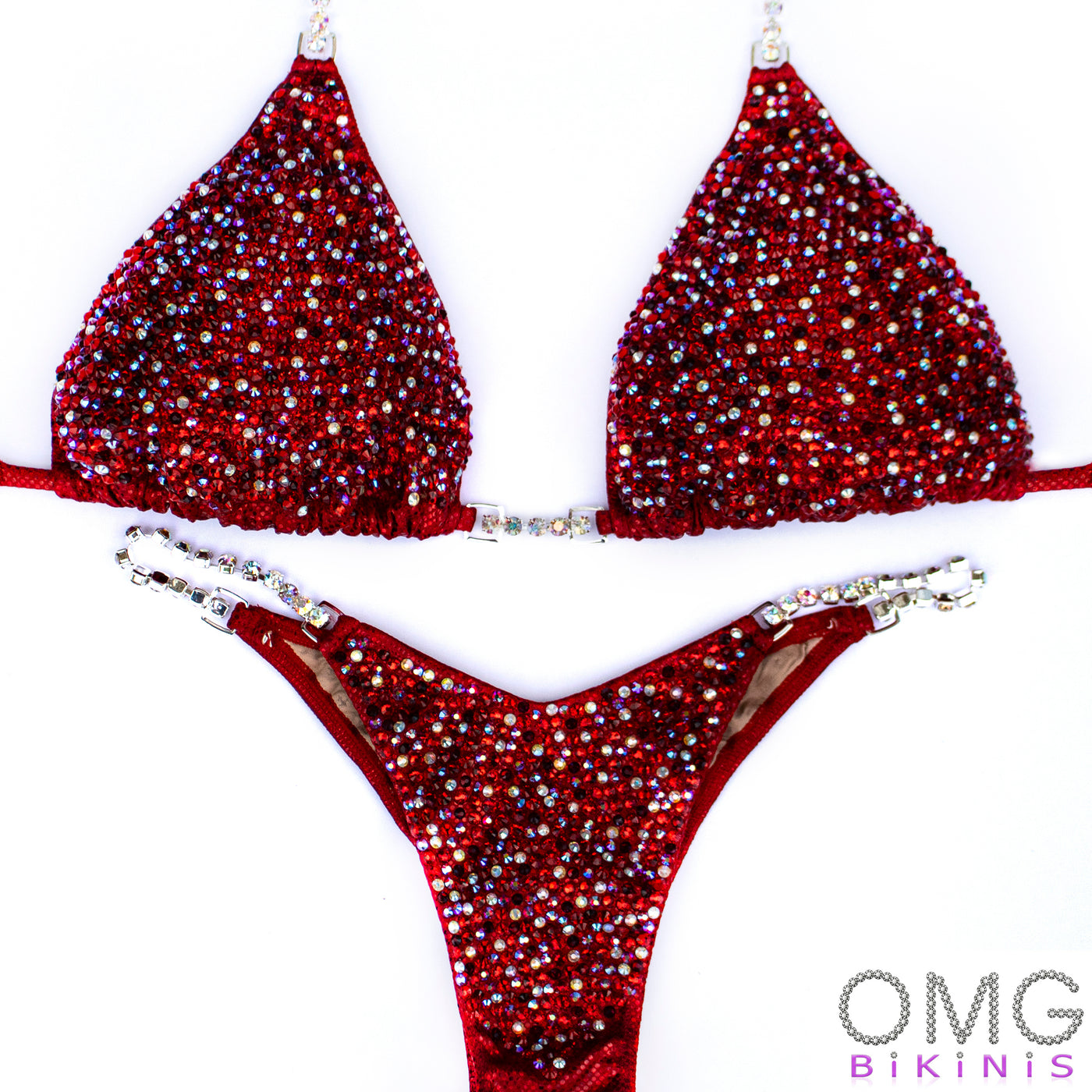 Bombshell Red Competition Bikini | OMG Bikinis