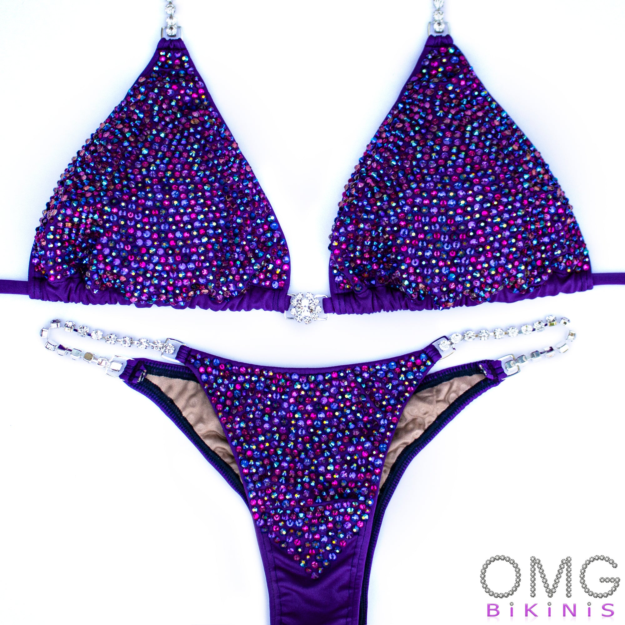 Sparkly Purple Competition Bikini | OMG Bikinis