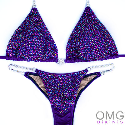 Sparkly Purple Competition Bikini | OMG Bikinis