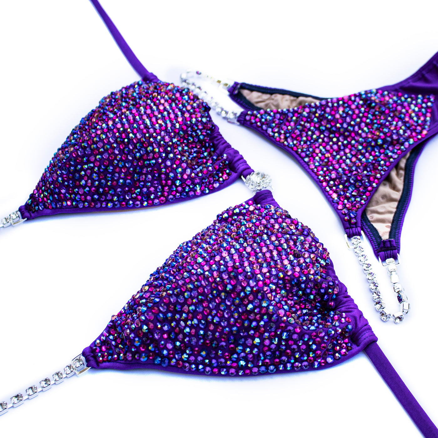 Sparkly Purple Competition Bikini | OMG Bikinis