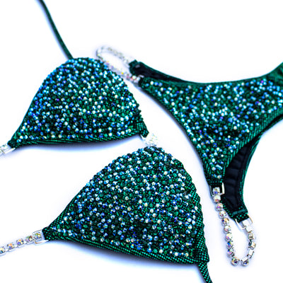 Emerald Green Scatter Competition Bikini | OMG Bikinis