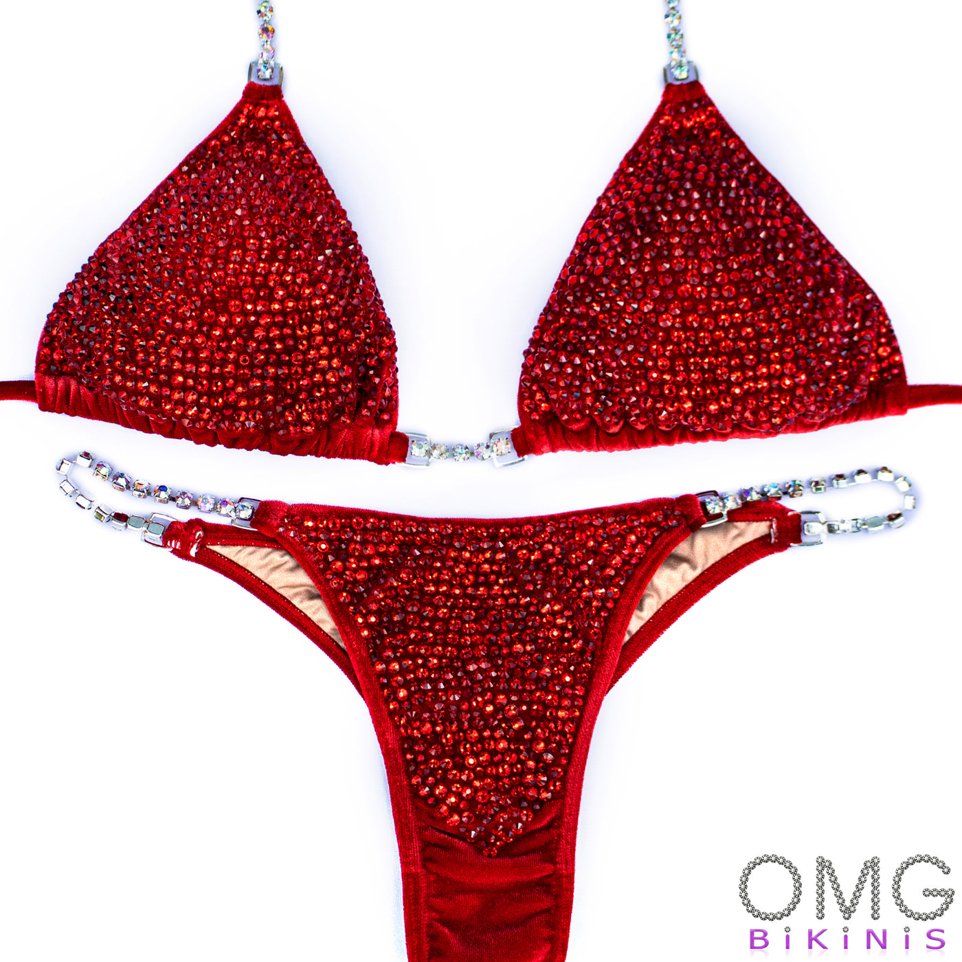 Pure Siam Velvet Competition Bikini | OMG Bikinis