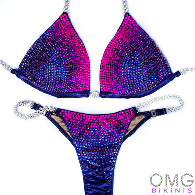 Magenta Gradient Competition Bikini | OMG Bikinis