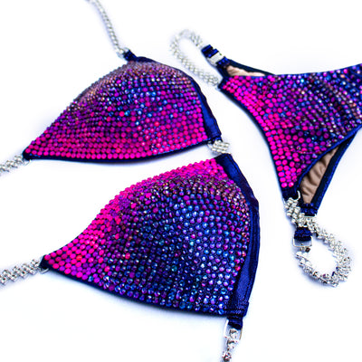 Magenta Gradient Competition Bikini | OMG Bikinis