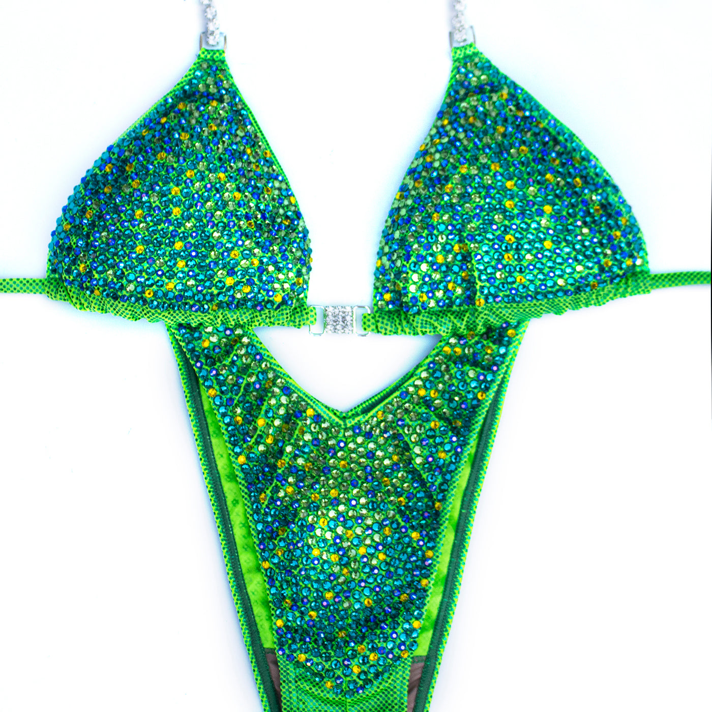 Key Lime Figure/WPD Competition Suit S/M | Pre-Made Suits | OMG Bikinis