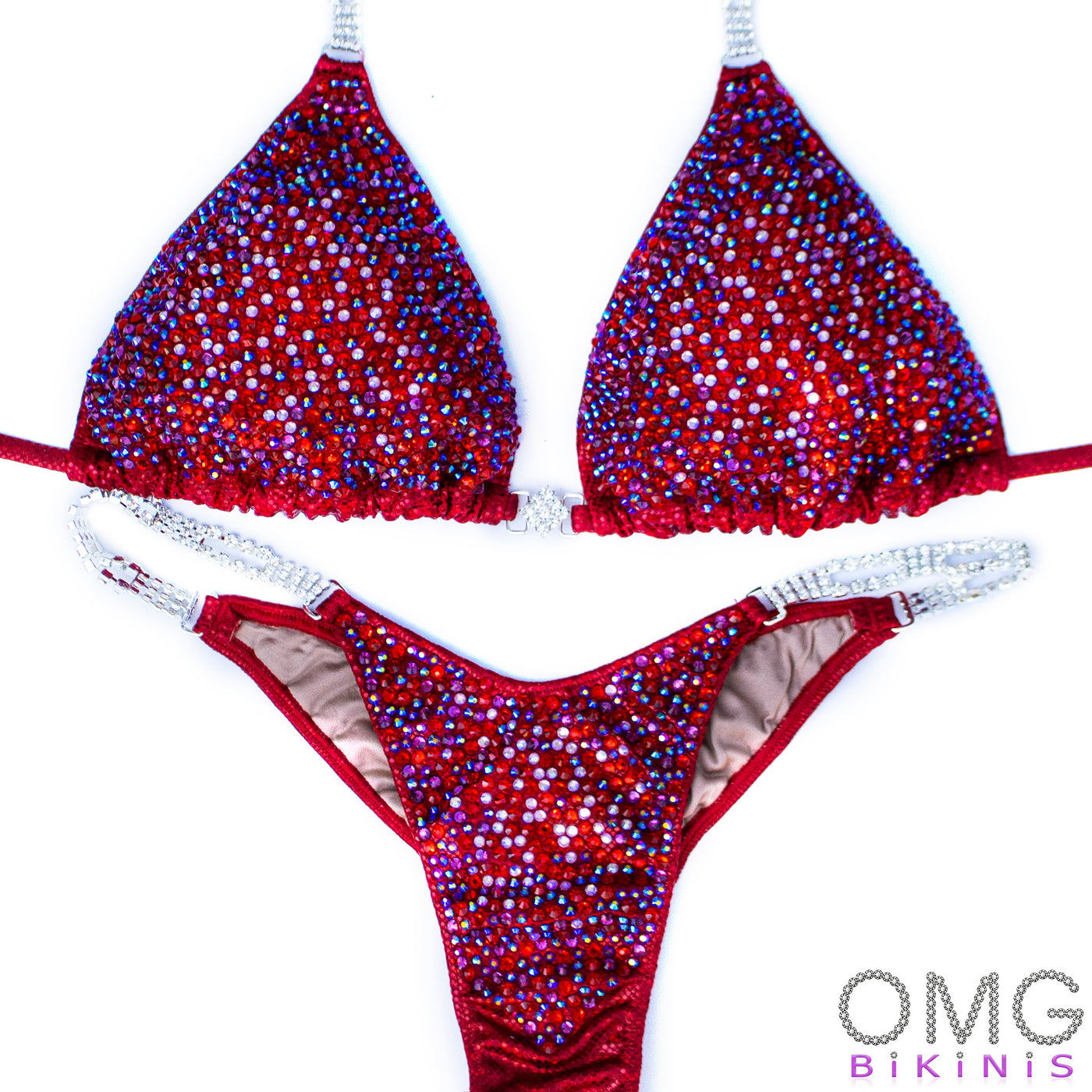 Red Siam Pop Competition Bikini | OMG Bikinis