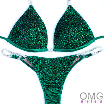 Jet Green Competition Bikini | OMG Bikinis