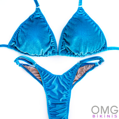 Velvet Posing Suit, choice of color | Swimwear Style | NPC/IFBB Practice Suit