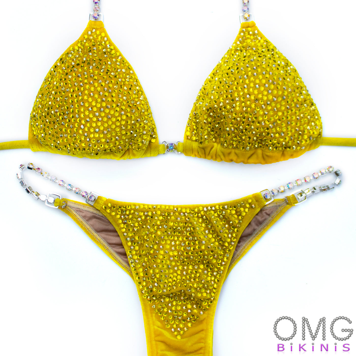 Yellow Burst Competition Bikini | OMG Bikinis