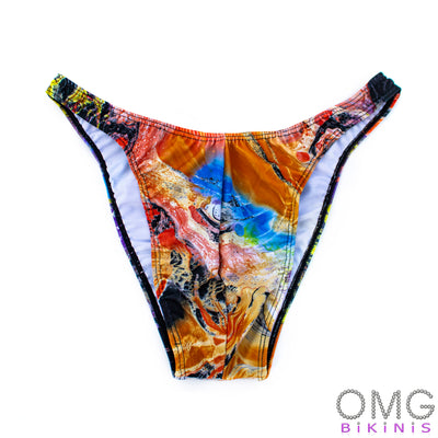 Men's Bodybuilding Posing Suit, Die Dye | Posing Trunks | OMG Bikinis