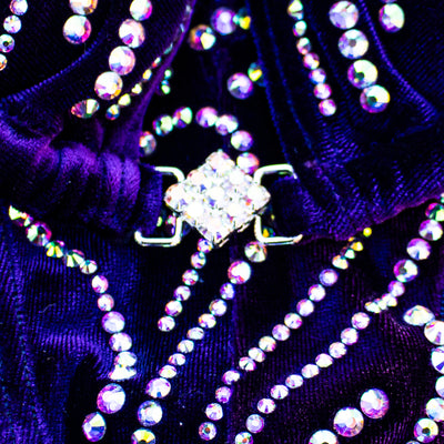 AB Sparkle Velvet Figure/WPD Competition Suit M/M | Pre-Made Suits | OMG Bikinis
