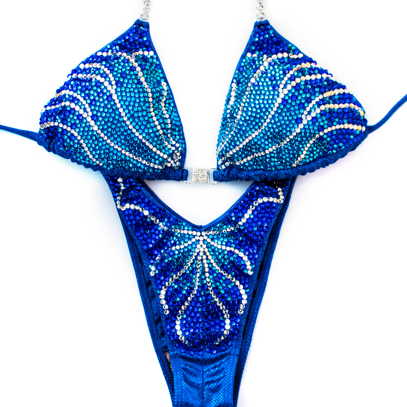 Whitney Figure/WPD Competition Suit, Blue | OMG Bikinis