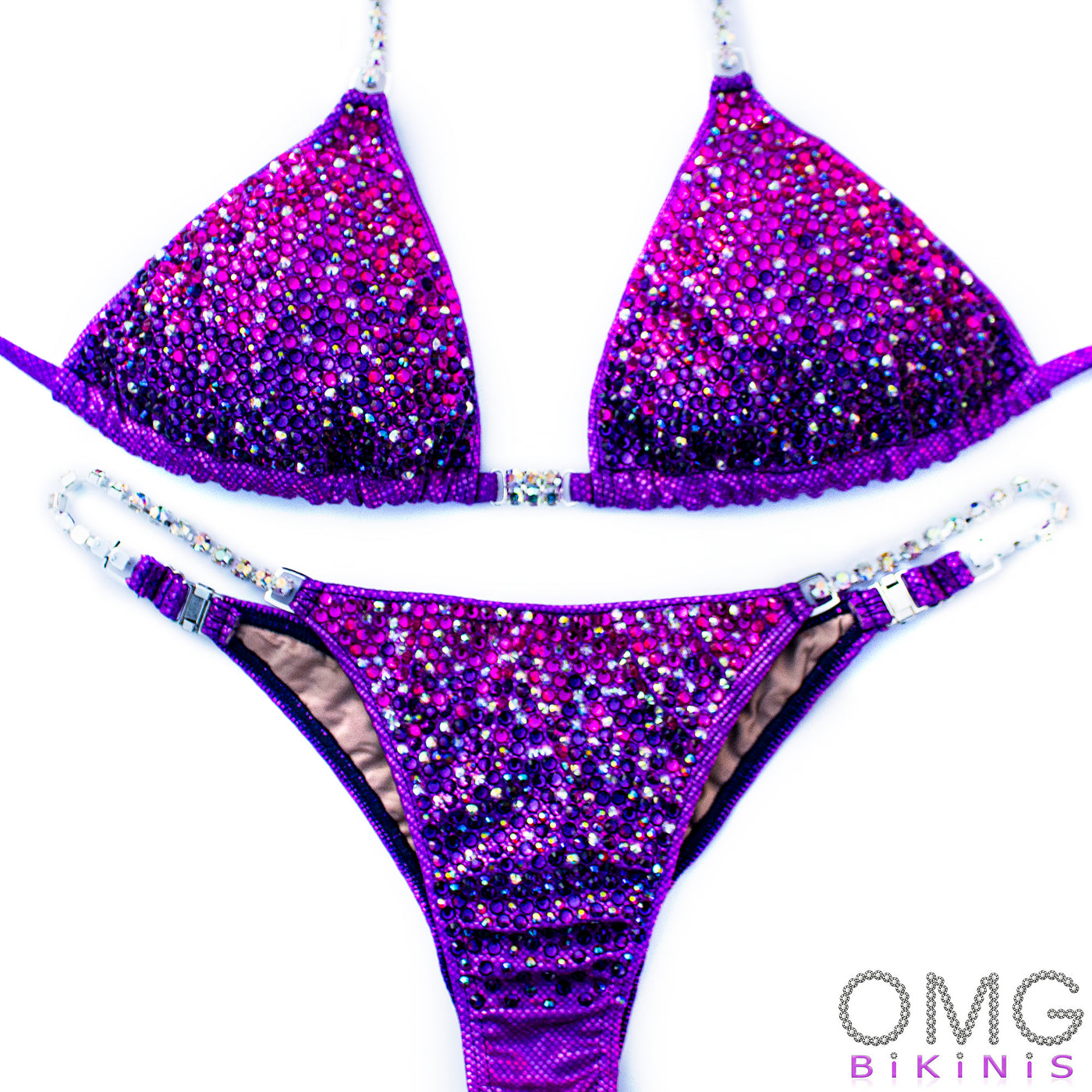 Purple Berry Gradient Competition Bikini | OMG Bikinis