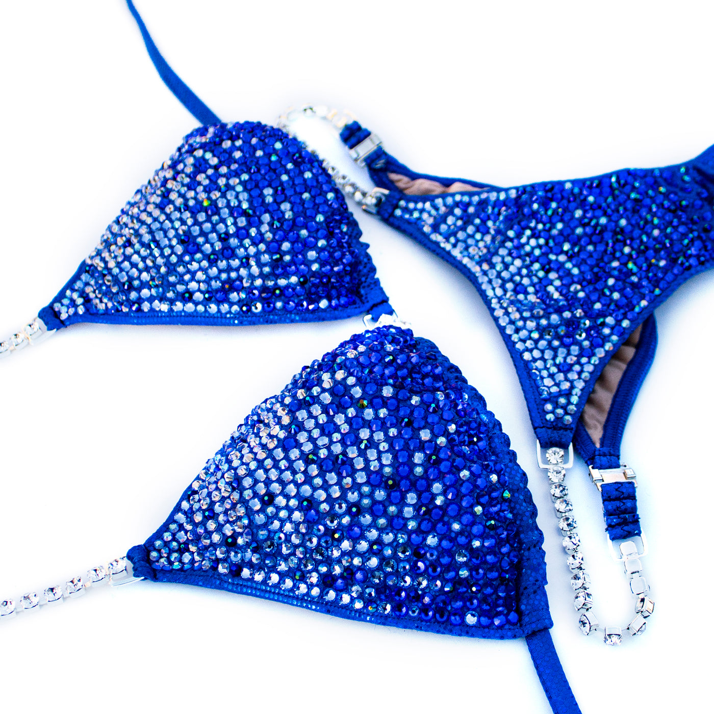 Light Sapphire Gradient Competition Bikini | OMG Bikinis