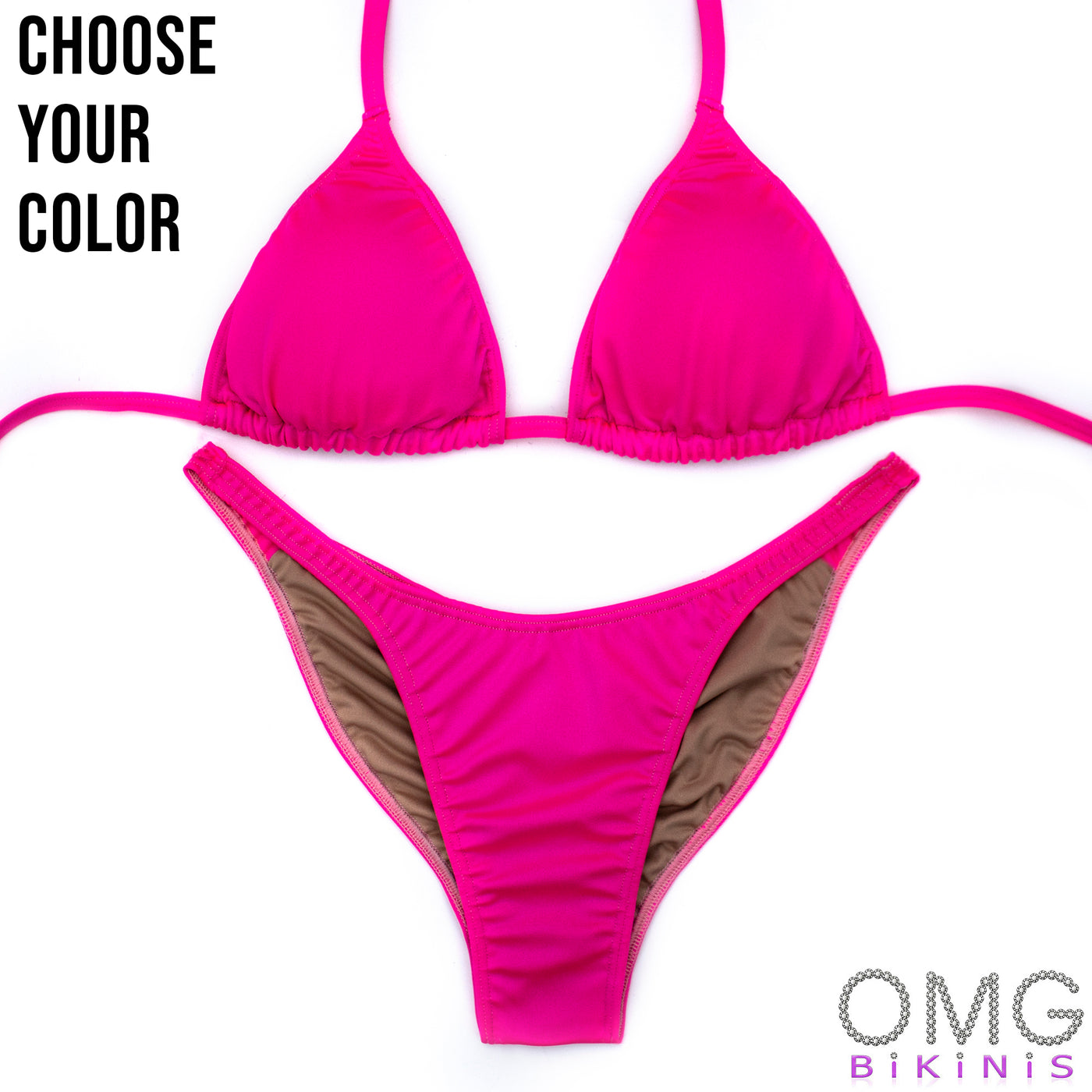 Fit Model Matte Suit Designer | OMG Bikinis